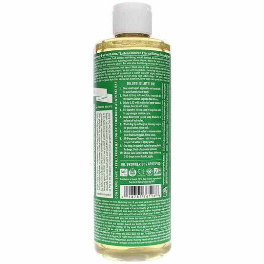 18-In-1 Hemp Pure Castile Soap, DRBM